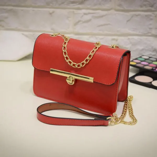 REPRCLA New Chain Strap Women Bag PU Leather Women Messenger Bags Crossbody Designer Ladies Shoulder Bag Bolsa Feminina LM83