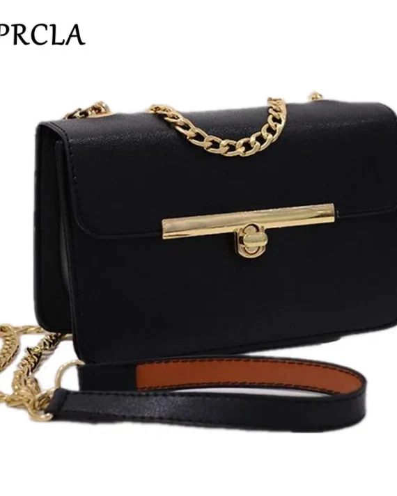 REPRCLA New Chain Strap Women Bag PU Leather Women Messenger Bags Crossbody Designer Ladies Shoulder Bag Bolsa Feminina LM83