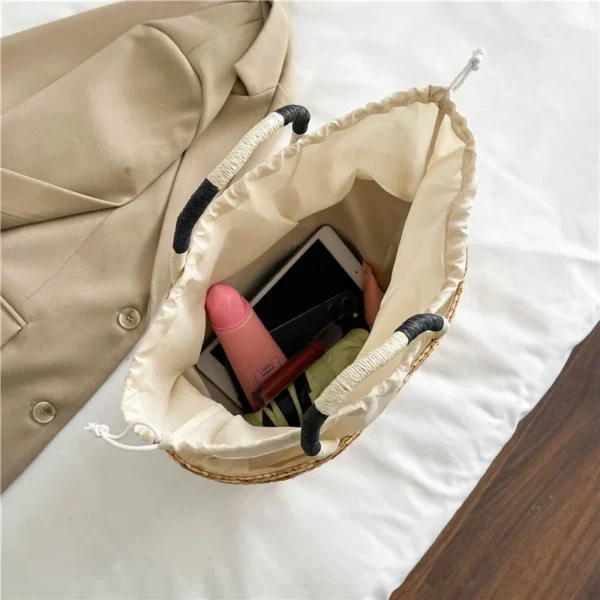 2025 Luxury Designer Straw Beach Bag Large Capacity Embroidery Women Bag Summer Raffia Handbag Shopper Basket Totes