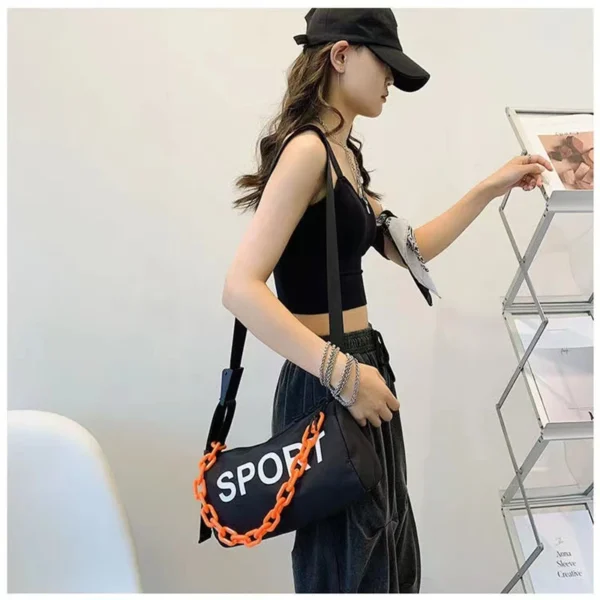 Hip Hop Boston Handbag for Women, Small Purse, Female Messenger Bag, Crossbody Bag, Casual, All-match, Pillow Shoulder Bag Fashi