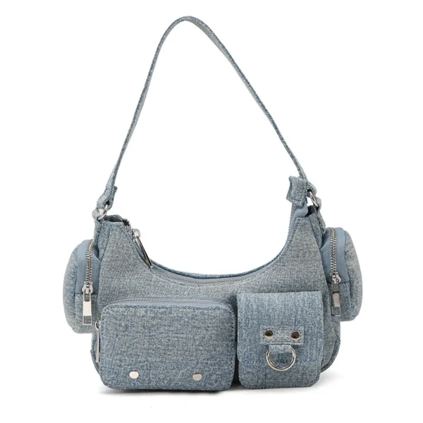 Women's Handbag Fashion 2025 New Denim Shoulder Bag Small Square Crossbody Bag Premium Women Bag
