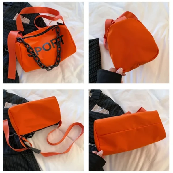 Hip Hop Boston Handbag for Women, Small Purse, Female Messenger Bag, Crossbody Bag, Casual, All-match, Pillow Shoulder Bag Fashi