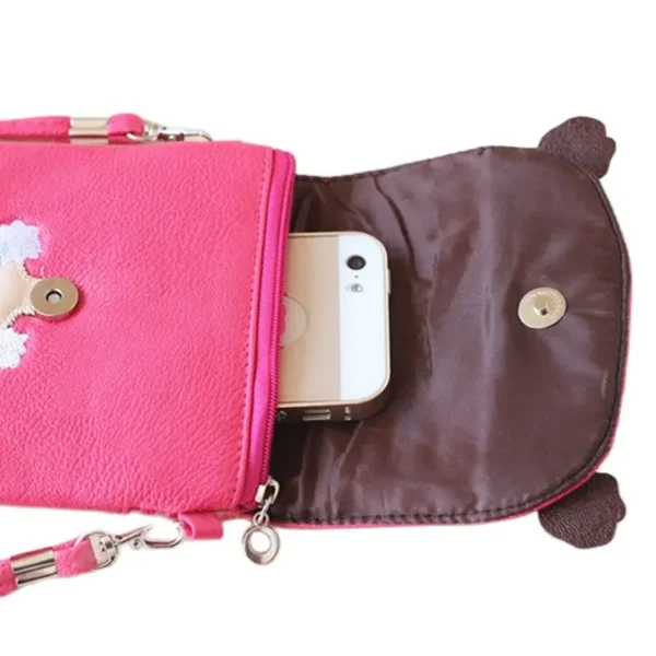 Women's PU Leather Cartoon Cute Shoulder Crossbody Bag Mini Handbag Ladies Small Phone Purse 2025 Female Pouch bolso For Girls