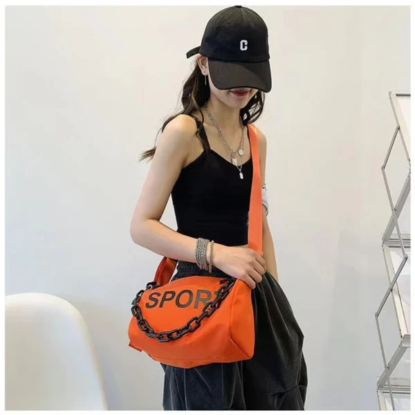 Hip Hop Boston Handbag for Women, Small Purse, Female Messenger Bag, Crossbody Bag, Casual, All-match, Pillow Shoulder Bag Fashi