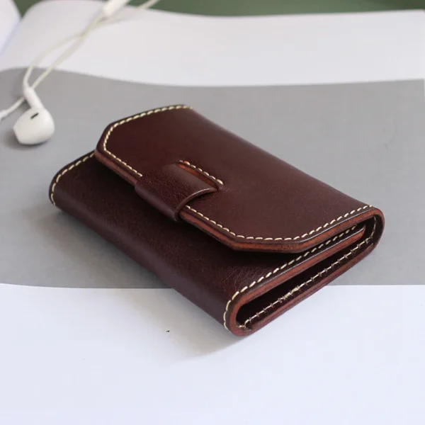 Key Bag Men Genuine Leather Luxury Women keychain Housekeeper Storage key Case Cowhide Small Wallet Purses
