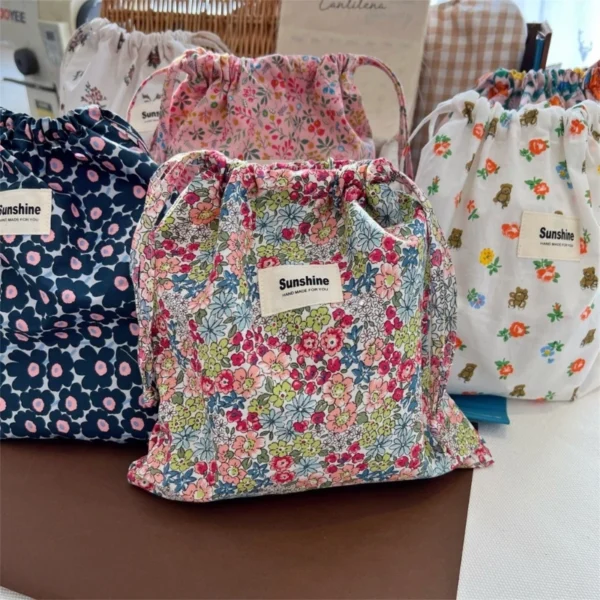 Baby Nappy Bag Reusable Floral Bag Diaper Underpants Organizing Bag Washable Wet Bag Infant Cloth Diaper Pack Pocket Dropship