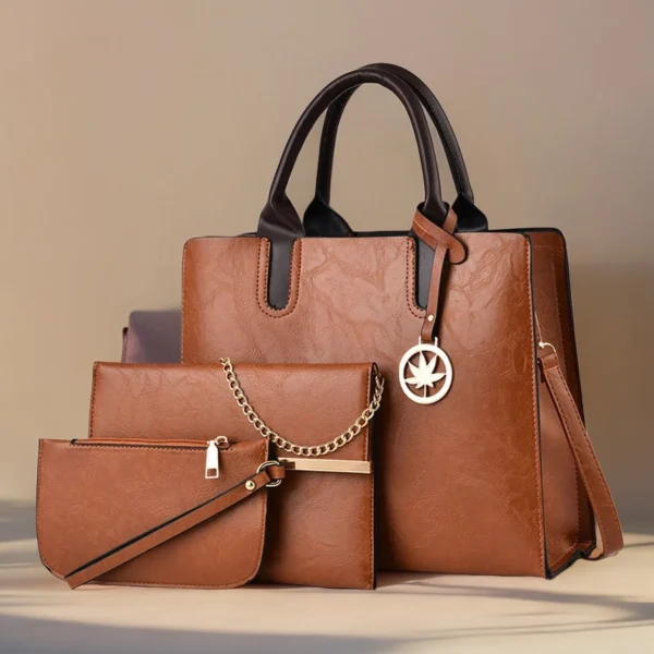 Three-piece set of women's bags Women's shoulder Handbags Bag for 2025 Female luxury designer Casual fashion bags