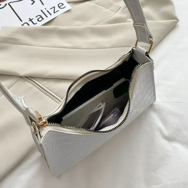 Fashion Exquisite Shopping Bag Retro Casual Women Totes Shoulder Bags Female Leather Solid Color Chain Handbag